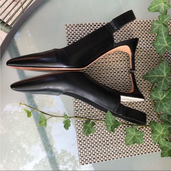 Via Spiga Blake Slingback Calf Leather Heels - Picture 6 of 8